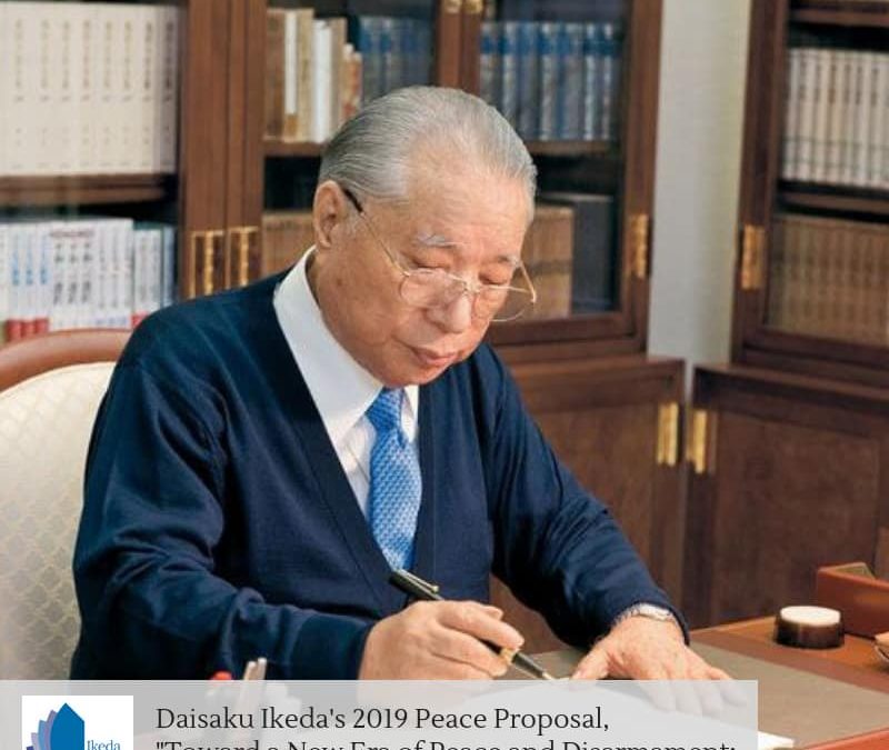 Sinossi della proposta di Pace 2019 del presidente della SGI Daisaku Ikeda