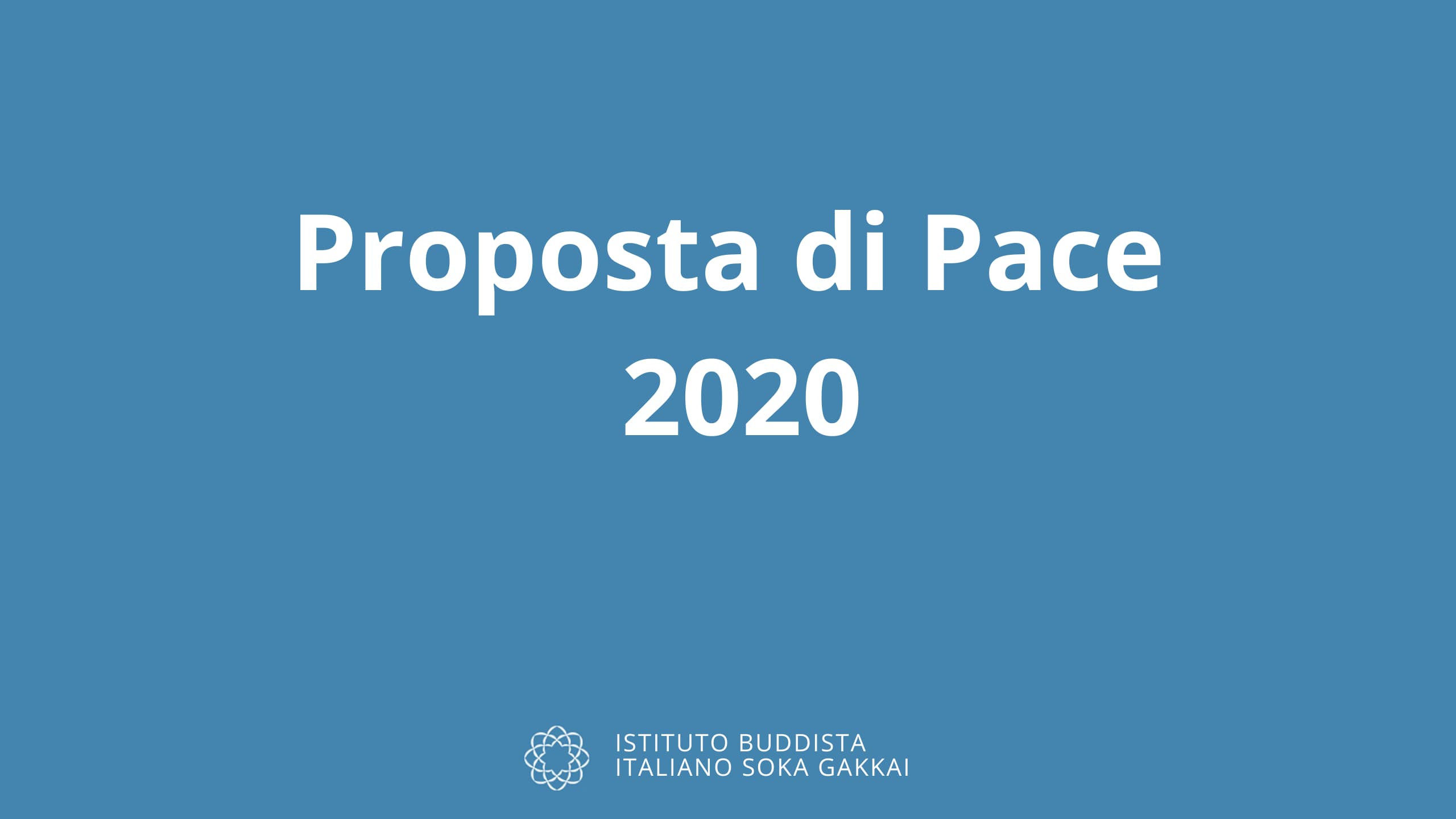 Proposta di Pace 2020