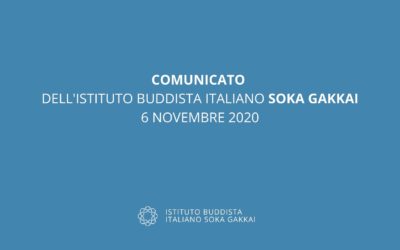 Comunicato del 6 novembre 2020