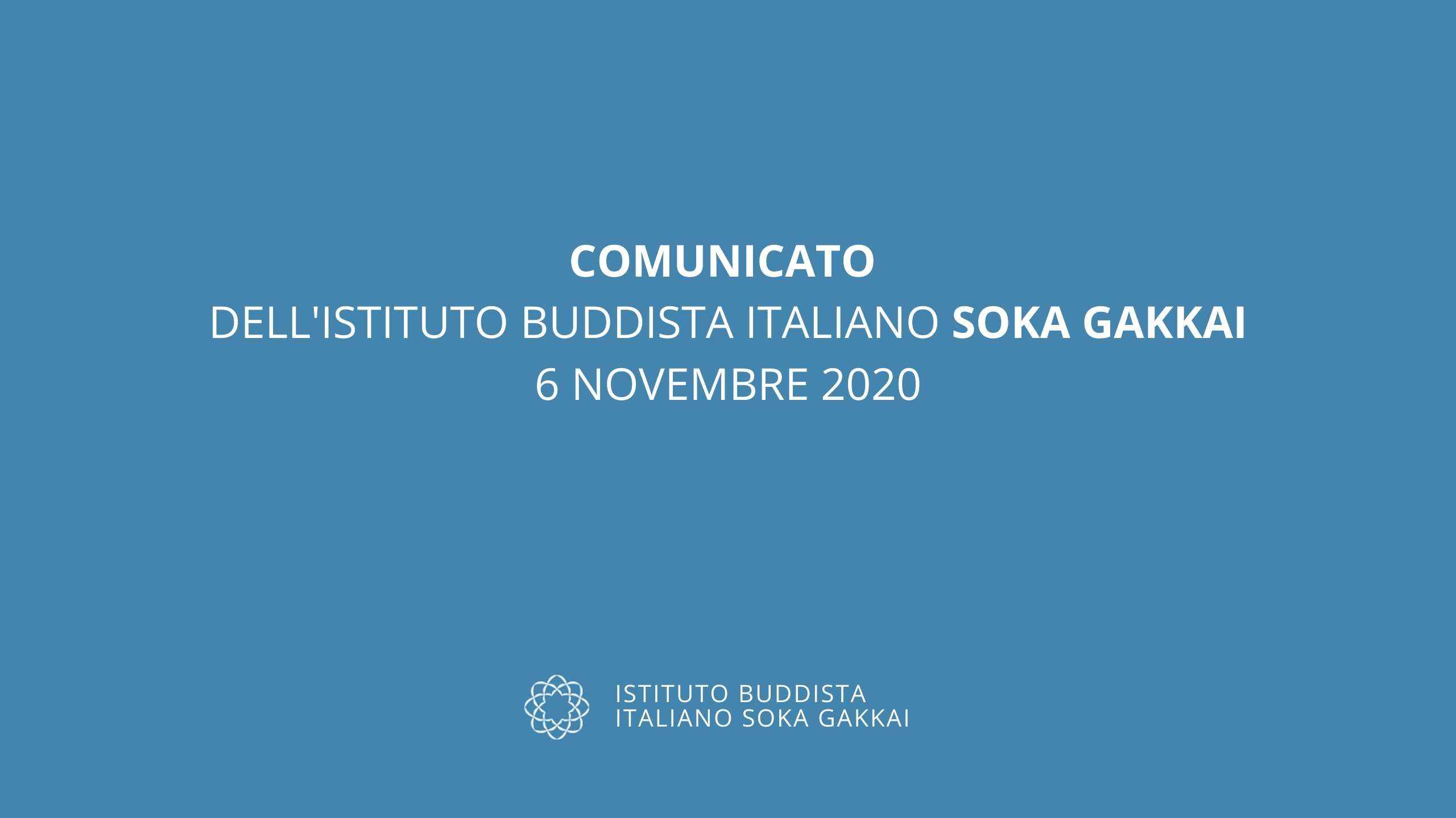 Comunicato 6 novembre 2020