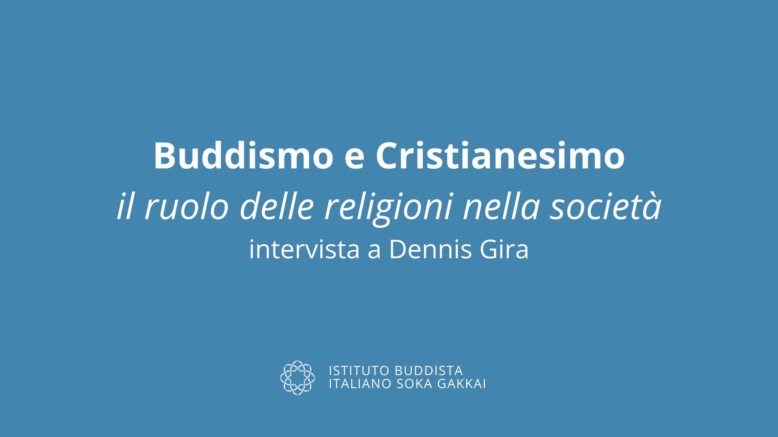 Buddismo e Cristianesimo