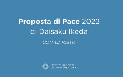 Proposta di Pace 2022 – Comunicato stampa