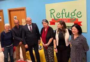 Foto Gualtieri visita Refuge LGBTQIA