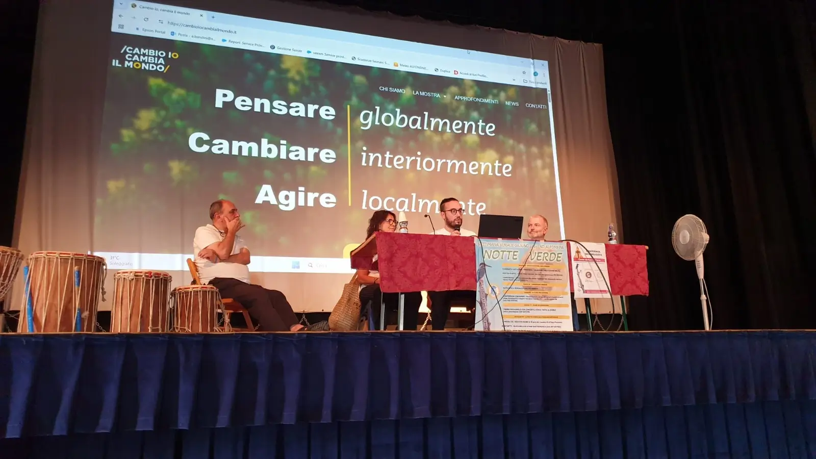 Panel Notte Verde
