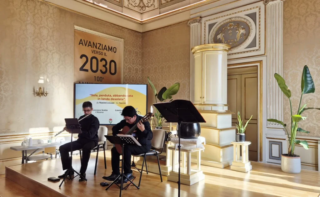 Foto esibizione musicale
