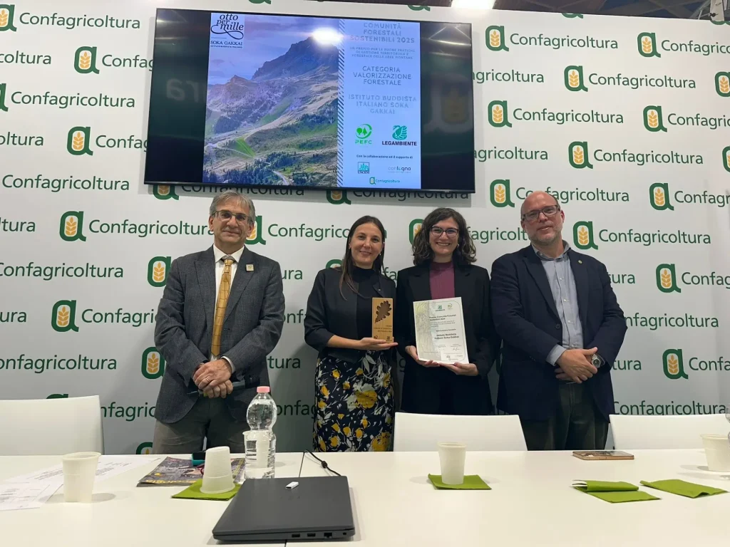 Premiazione evento Comunita forestali