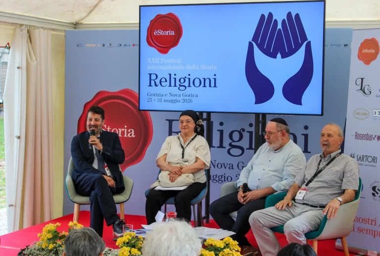 Foto Incontro Religioni e violenza da destra Pace Meloni Crescenti Ciullo